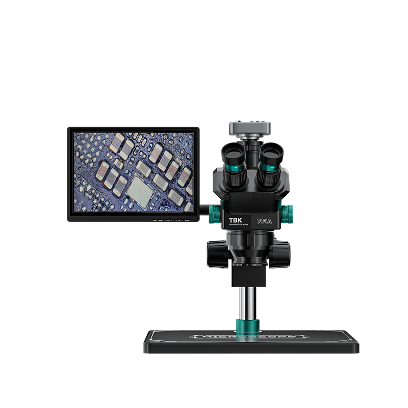 TBK 701A Trinoküler Stereo Mik - Stereo Trinocular Microscope Pcb incelemesi ve fiyatı